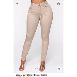 Fashion Nova Khaki Pants Size 9